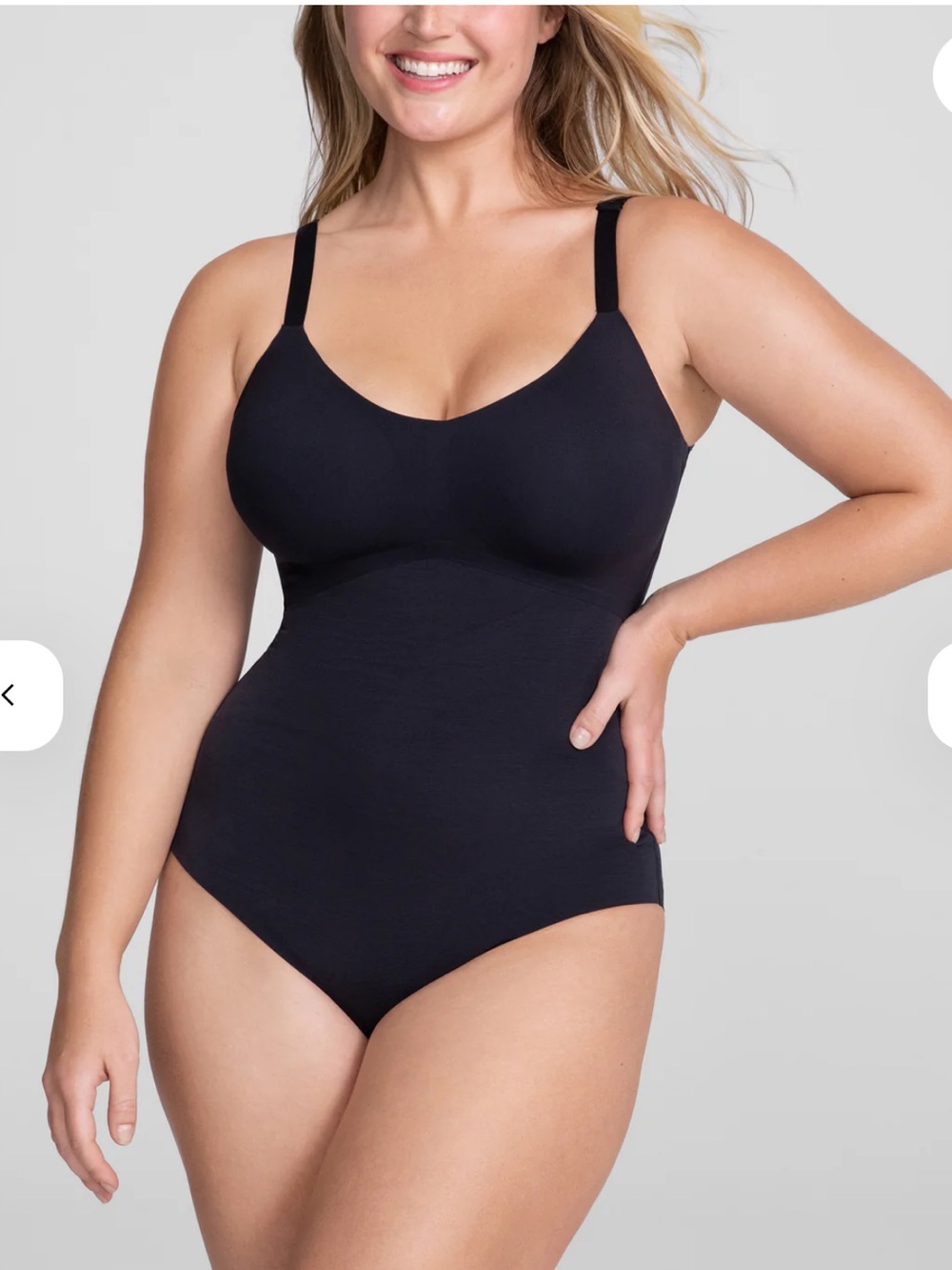 Honeylove Cami Bodysuit size Medium black NEW